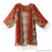 Women Printed Shawl Kimono,Luca Chiffon Cardigan Tops Cover Up Blouse Red B073WVXVLZ